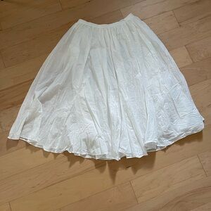 Zara White Women's Skirt